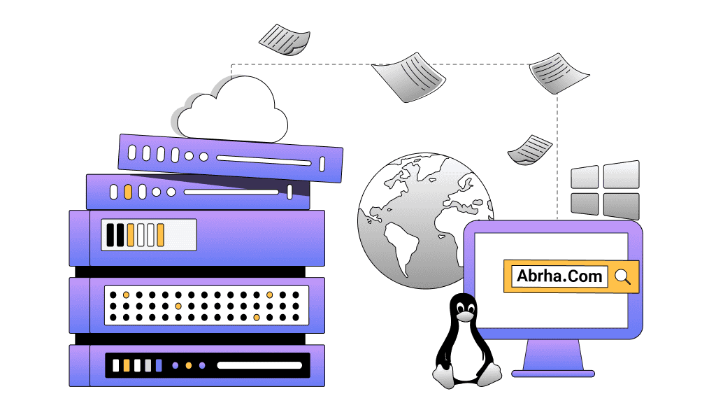 اتصال دامنه به VPS لینوکس و ویندوز