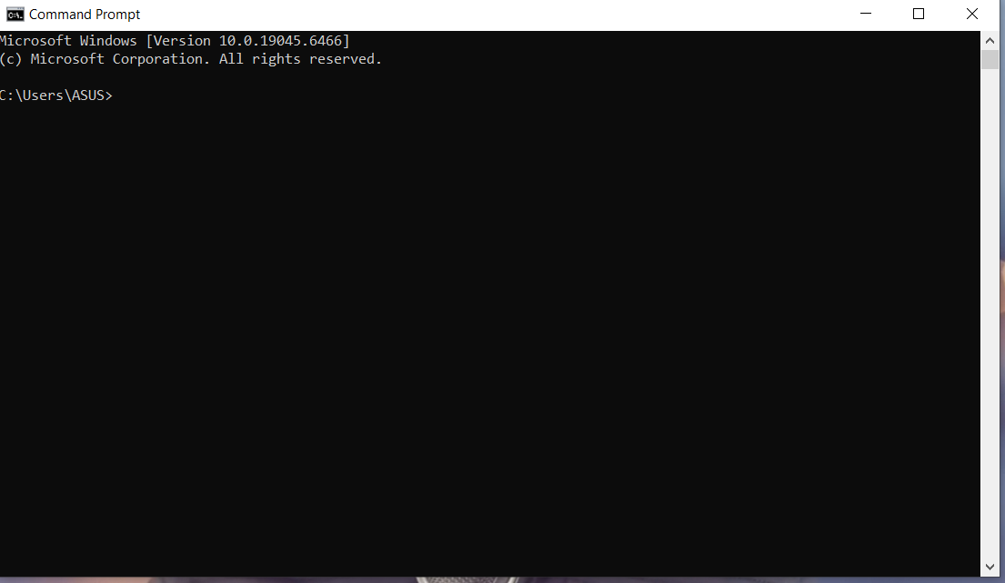 command prompt